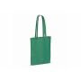Draagtas gerecycled katoen 140g/m² 38x42cm - Donker Groen