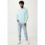 IQONIQ Yengo recycled katoen hoodie met steekzakken, crushed mint (L)
