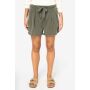 Ecologische verwassen damesshort van lyocell Washed Navy Blue XS