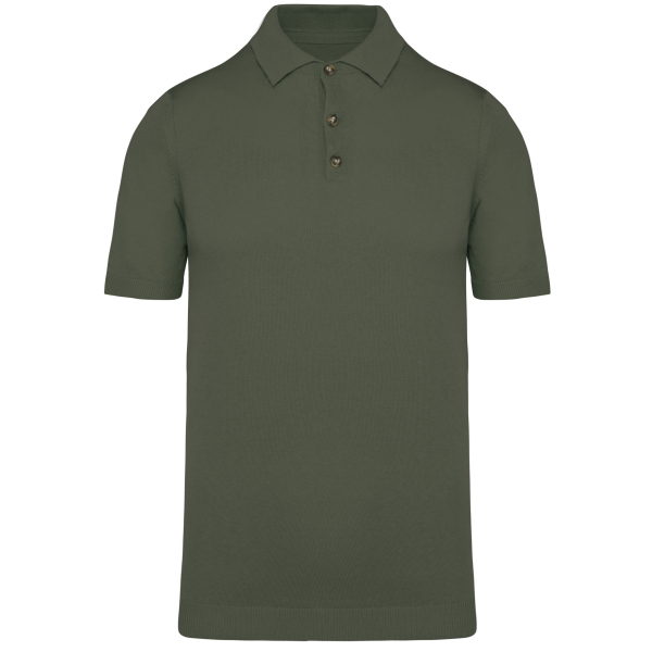 Ecologische tricot herenpolo Organic Khaki S Ecologische tricot herenpolo Organic Khaki S