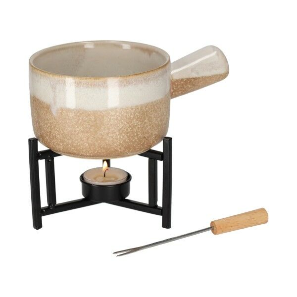 JENS Living Fondue Set Taupe JENS Living Fondue Set Taupe