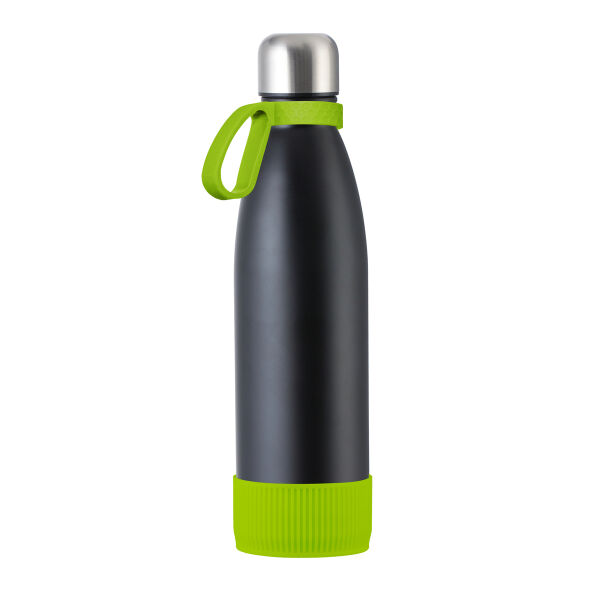Fles RETUMBLER-myTOULON - lichtgroen, zwart, zilver Fles RETUMBLER-myTOULON - lichtgroen, zwart, zilver