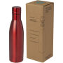 Vasa 500 ml RCS-gecertificeerde gerecyclede roestvrijstalen koperen vacuümgeïsoleerde fles - Rood