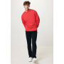 IQONIQ Kruger gerecycled katoen relaxed sweater, luscious red (L)