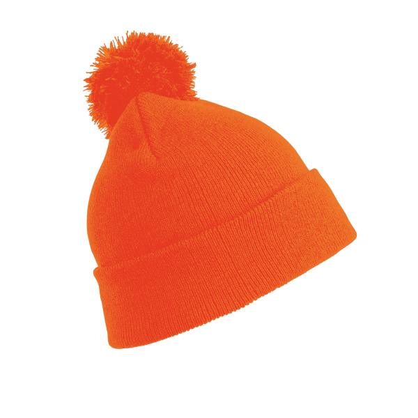 Pomponmuts Beanie Fluorescent Orange One Size Pomponmuts Beanie Fluorescent Orange One Size