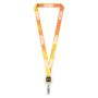 Polyester sublimatie lanyard met vierkante badge reel Polyester sublimatie lanyard met vierkante badge reel