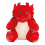 Knuffel print me Red dragon One Size