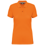 Damespolo korte mouwen Orange XS Damespolo korte mouwen Orange XS