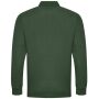Pro Long Sleeve Piqué Polo Shirt, Bottle Green, XS, Pro RTX