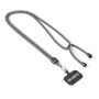 Crossbody, trendy duotone lanyard telefoonhouder van polyester Crossbody, trendy duotone lanyard telefoonhouder van polyester