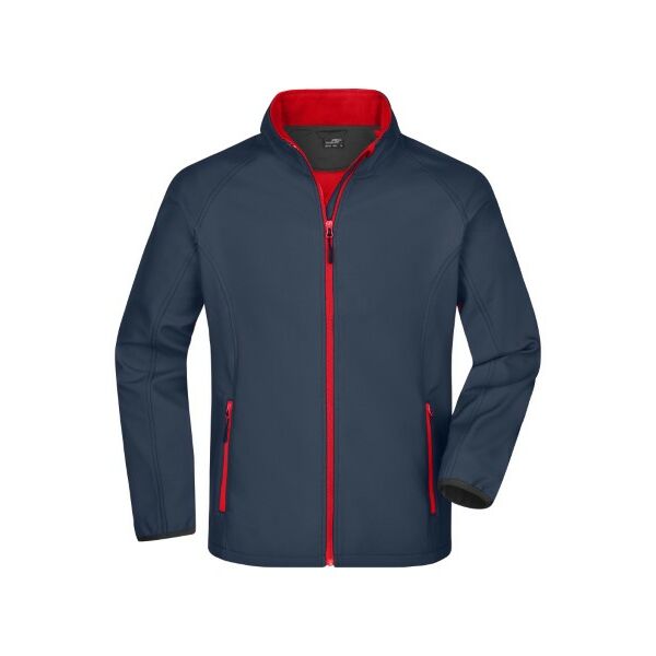 Men's Promo Softshell Jacket iron-grey/red S Men's Promo Softshell Jacket iron-grey/red S
