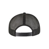 7 Panel Classic Trucker Cap - Black/Black - One Size