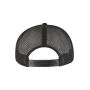 7 Panel Classic Trucker Cap - Black/Black - One Size