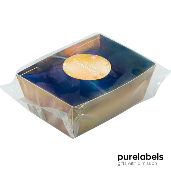 Kerst chocolade | Ambachtelijk creme caramel truffels | geschenkverpakking 150g