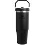 Stanley IceFlow™ 2.0 890 ml geïsoleerde roestvrijstalen beker met uitklapbaar rietje - Zwart Stanley IceFlow™ 2.0 890 ml geïsoleerde roestvrijstalen beker met uitklapbaar rietje - Zwart