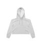 GIRLIE CROPPED HOODIE, HEATHER GREY, XXS, JUST HOODS