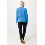 IQONIQ Zion gerecycled katoen sweater, tranquil blue (L)