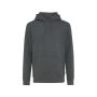 Iqoniq Torres gerecycled katoen hoodie ongeverfd, heather anthracite (XXS)