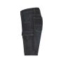 Workwear Stretch-Bermuda-Jeans black denim 54