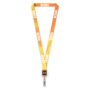 Polyester sublimatie lanyard met vierkante badge reel Polyester sublimatie lanyard met vierkante badge reel