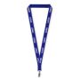 Polyester lanyard met reflecterende draden