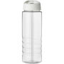 H2O Active® Treble 750 ml sportfles met tuitdeksel - Transparant/Wit