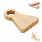 STANDTURN - Bamboe flessenhouder & opener - Hout