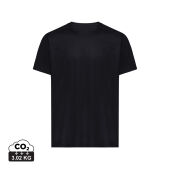 IQONIQ Tikal gerecycled polyester sneldrogend sport t-shirt, zwart (XXS)