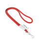Polyester 2-kleurige koord-lanyard met full color label