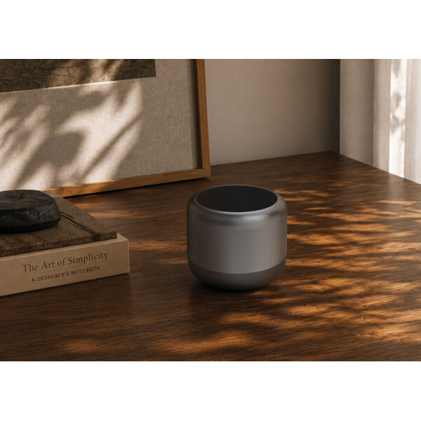 Peblo RCS 3W speaker met vervangbare batterij, grijs Peblo RCS 3W speaker met vervangbare batterij, grijs