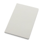 Salton A5 GRS gecertificeerd recycled papieren notitieboek, wit