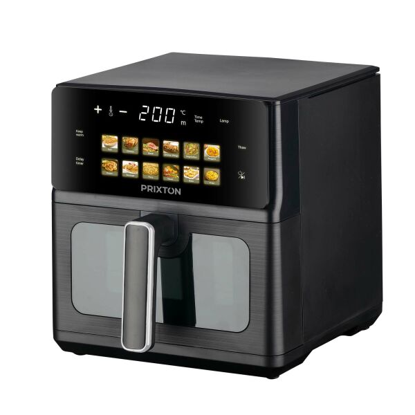 Prixton Cook Organics 6L air fryer met dubbele verwarming Prixton Cook Organics 6L air fryer met dubbele verwarming
