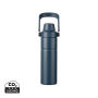 VINGA Baltimore Trek RCS recycled SS fles 600 ML, donkerblauw