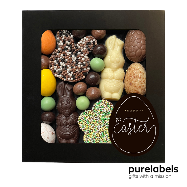 Paasgeschenk personeel en relaties | Paasmix chocolade | Brievenbus cadeau