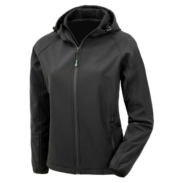 Women's Recycled 3-Layer Hooded Softshell Women's Recycled 3-Layer Hooded Softshell