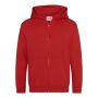 KIDS ZOODIE, FIRE RED, 3/4 - XS, JUST HOODS