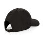 Impact AWARE™ 6 panel rpet sportcap, zwart Impact AWARE™ 6 panel rpet sportcap, zwart
