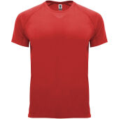 Bahrain kortärmad funktions T-shirt för herr - Röd - 4XL