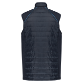 Bodywarmer Day To Day in twee stoffen Navy / Light Royal Blue XS