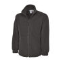 Heavyweight Full Zip Fleece Jacket - XS - Charcoal