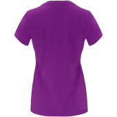 Capri damesshirt met korte mouwen - Paars - M
