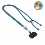 Crossbody, trendy duotone lanyard telefoonhouder van polyester