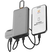 Xtorm XG2S101 Go2 10.000 mAh 15 W powerbank op zonne-energie met licht - Houtskool