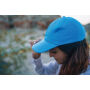 Impact AWARE™ 6 panel 280gr gerecycled katoenen cap, tranquil blue