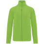 Microfleece met rits heren Lime 4XL