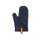 Deluxe canvas ovenhandschoen, blauw