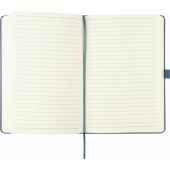 Gerecycled bioafval en kartonnen notitieboek A5 Gertrud blauw