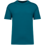 Ecologisch uniseks T-shirt met afhangende schouders Peacock Green XXL
