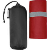 Pieter ultra lichtgewicht en sneldrogende handdoek van gerecycled PET 130 x 80 cm - Rood
