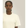 Reeser - Heavy gerecycled katoen blend T-overhemd met een modern look - Cream (S)